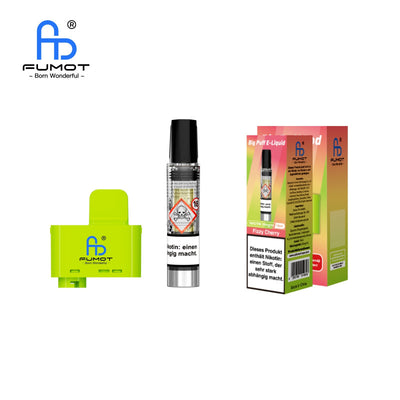 RandM Tornado Big Puff Pod Set Fizzy Cherry 10ml Nikotinsalz 20mg/ml