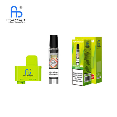 RandM Tornado Big Puff Pod Set Kiwi Passionfruit Guava 10ml Nikotinsalz 20mg/ml