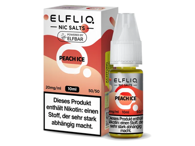 ELFLIQ Peach Ice - Nikotinsalz Liquid 10ml