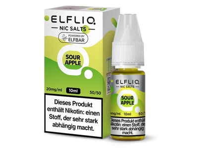 ELFLIQ Sour Apple - Nikotinsalz Liquid 10ml