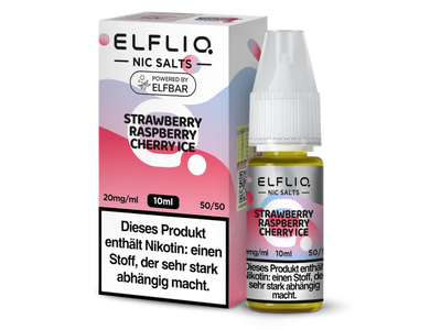ElfLiq Strawberry Raspberry Cherry Ice - Nikotinsalz Liquid 10ml