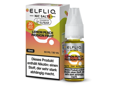 ELFLIQ Lemon Peach Passion Fruit - Nikotinsalz Liquid 10ml