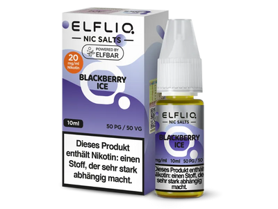 ElfLiq Blackberry Ice - Nikotinsalz Liquid 10ml