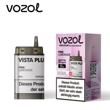 Vozol Vista Plug Ez Pink Lemonade Pod Set - 15.000 Züge - 10ml - 20mg Nikotin