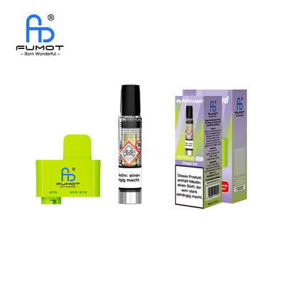 RandM Tornado Big Puff Pod Set Grape Ice 10ml Nikotinsalz 20mg/ml