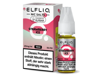 ElfLiq Strawberry Ice - Nikotinsalz Liquid 10ml