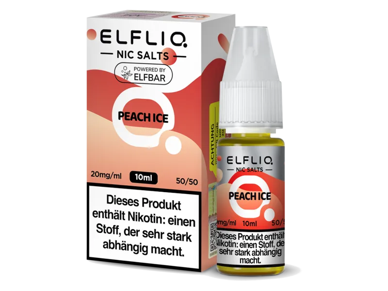ELFLIQ Peach Ice - Nikotinsalz Liquid 10ml