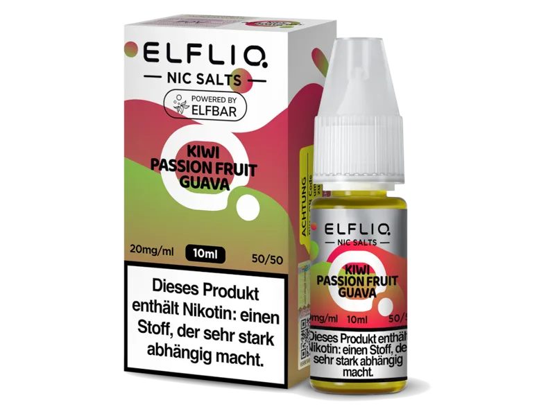 ELFLIQ Kiwi Passion Fruit Guava - Nikotinsalz Liquid 10ml