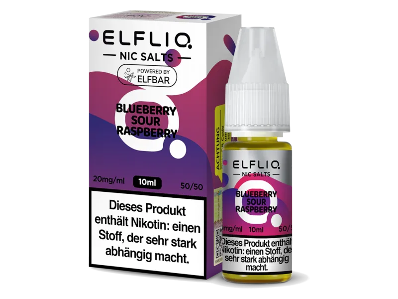 ElfLiq Blueberry Sour Raspberry - Nikotinsalz Liquid 10ml
