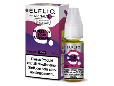 ElfLiq Blueberry Sour Raspberry - Nikotinsalz Liquid 10ml