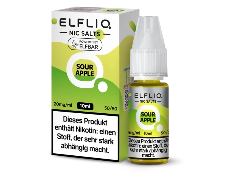ELFLIQ Sour Apple - Nikotinsalz Liquid 10ml
