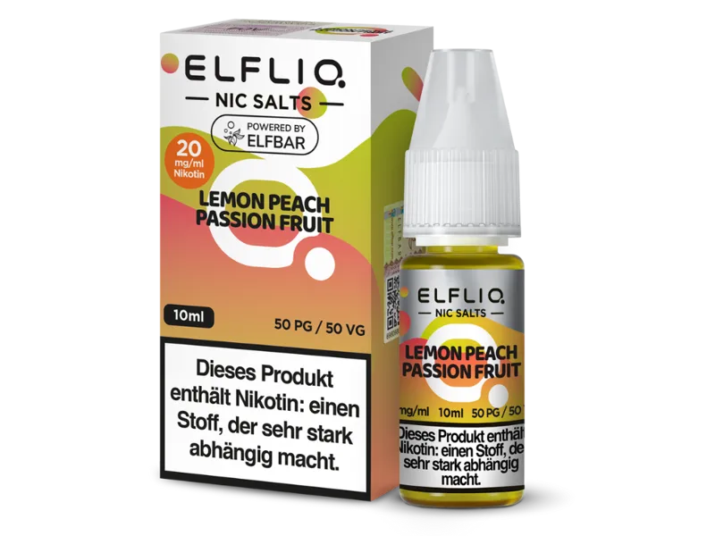 ELFLIQ Lemon Peach Passion Fruit - Nikotinsalz Liquid 10ml