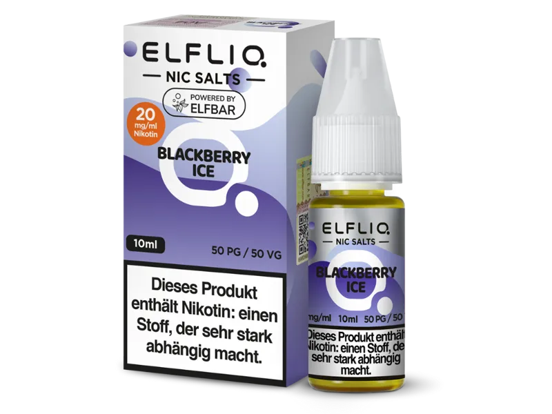 ElfLiq Blackberry Ice - Nikotinsalz Liquid 10ml
