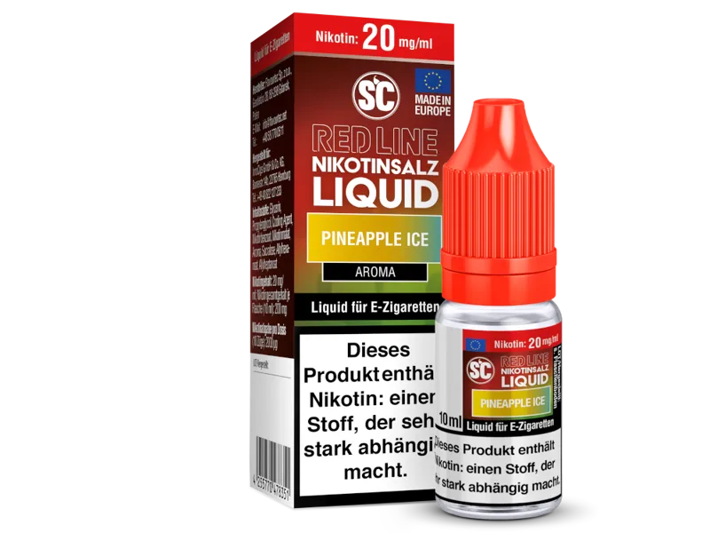 SC Red Line Pineapple Ice Nikotinsalz Liquid 10ml für E-Zigaretten