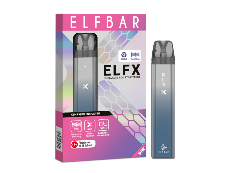 Elfbar ELFX Open Pod System E-Zigarette 1000mAh
