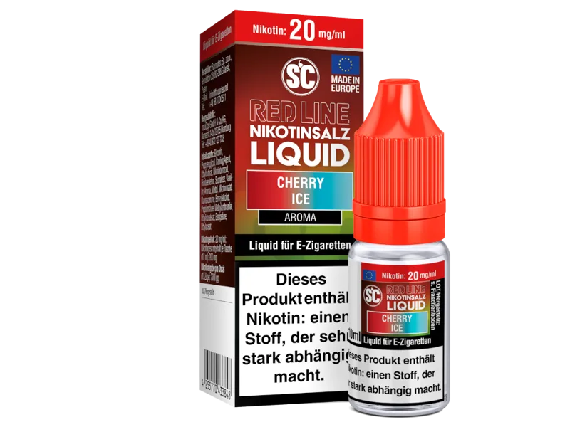 SC Red Line Cherry Ice Nikotinsalz Liquid 10ml für E-Zigaretten