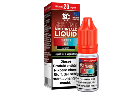 SC Red Line Cherry Ice Nikotinsalz Liquid 10ml für E-Zigaretten