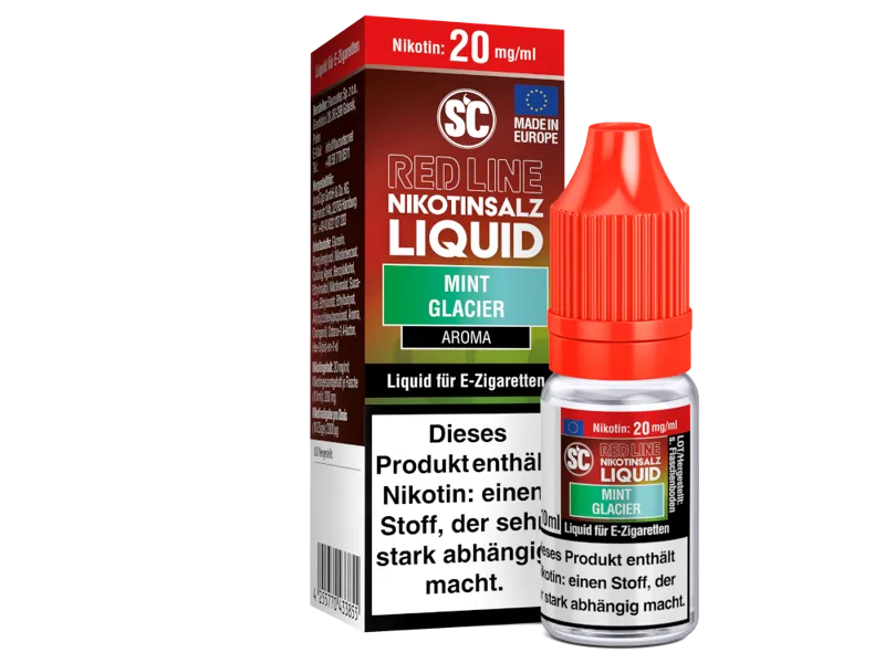 SC Red Line Mint Glacier Nikotinsalz Liquid 10ml für E-Zigaretten