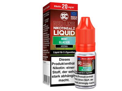 SC Red Line Mint Glacier Nikotinsalz Liquid 10ml für E-Zigaretten