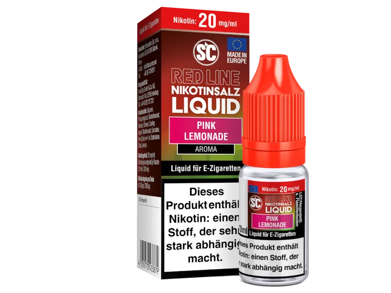SC Red Line Pink Lemonade Nikotinsalz Liquid 10ml für E-Zigaretten
