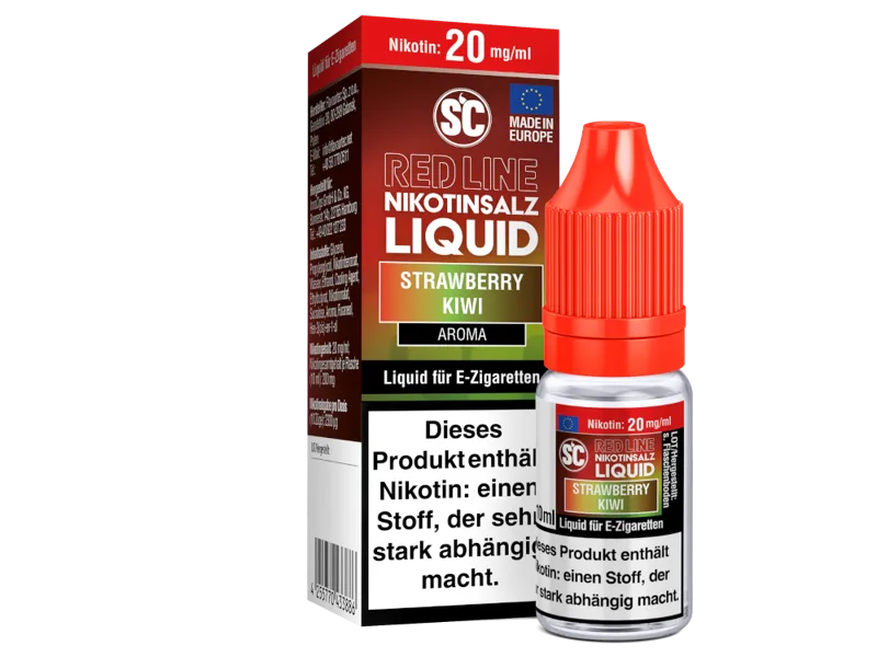 SC Red Line Strawberry Kiwi Nikotinsalz Liquid 10ml für E-Zigaretten